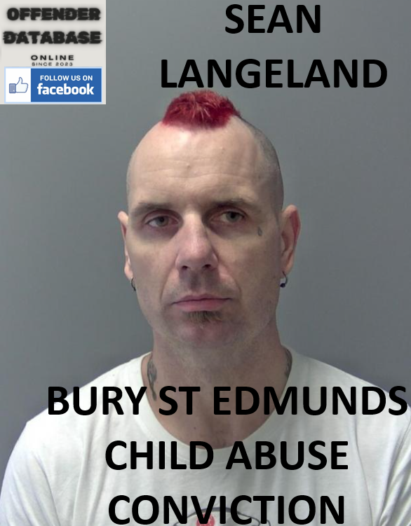 SEAN LANGELAND BURY ST EDMUNDS CHILD ABUSE CONVICTION