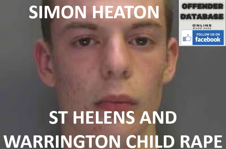 SIMON HEATON ST HELENS AND WARRIGNTON CHILD RAPE CONVICTION