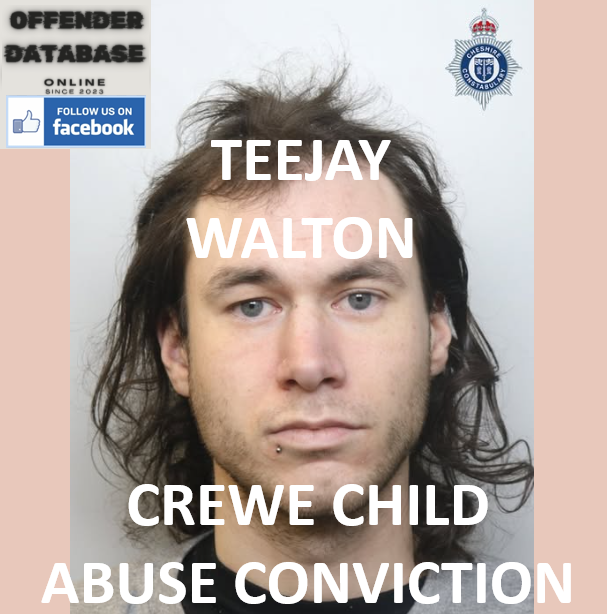 TEEJAY WALTON CREWE CHILD ABUSE CONVICTION