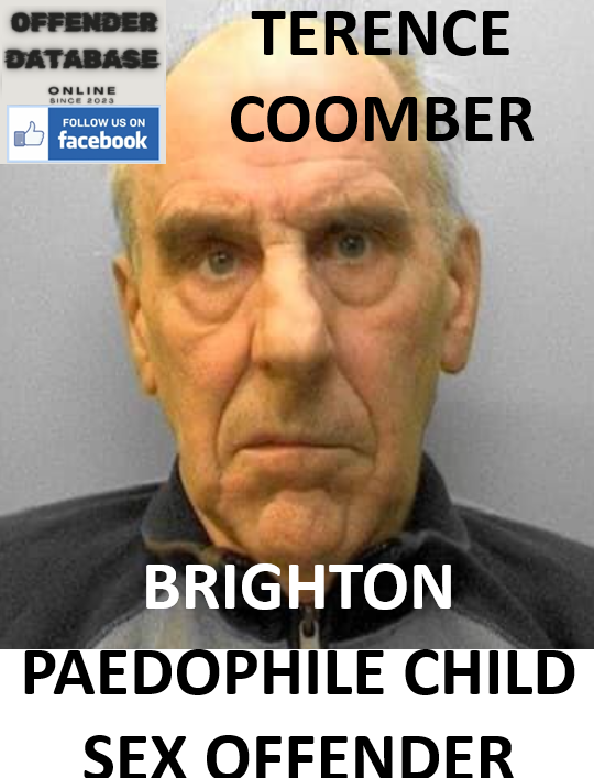 TERENCE COOMBER BRIGHTON PAEDOPHILE CHILD SEX OFFENDER