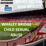 BRUCE MCLEAN WHALEY BRIDGE CHILD SEXUAL ABUSE AND 2026 RELEASE