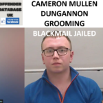 CAMERON MULLEN DUNGANNON GROOMING BLACKMAIL JAILED