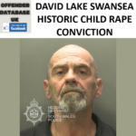DAVID LAKE SWANSEA HISTORIC CHILD RAPE CONVICTION
