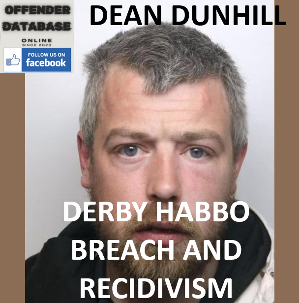 DEAN DUNHILL DERBY HABBO BREACH AND RECIDIVISM