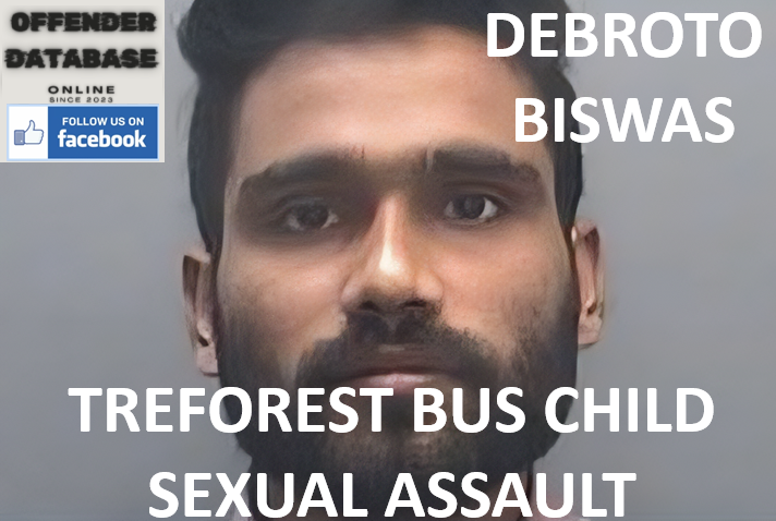 DEBROTO BISWAS TREFOREST BUS CHILD SEXUAL ASSAULT