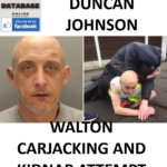 DUNCAN JOHNSON WALTON CARJACKING AND KIDNAP ATTEMPT