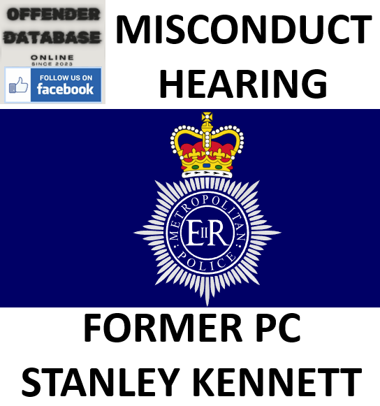 MISCONDUCT HEARING - FORMER PC STANLEY KENNETT