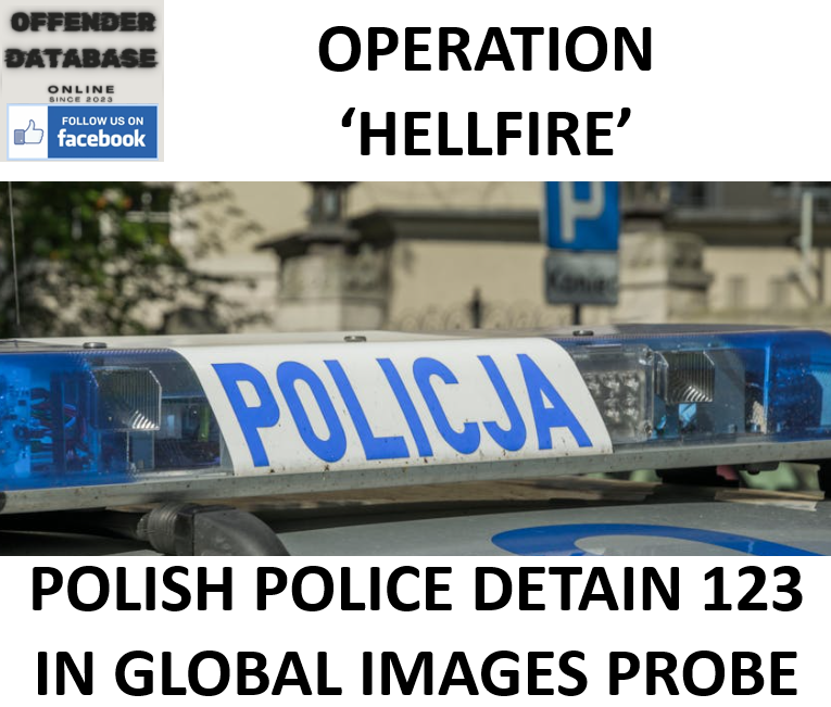 OPERATION ‘HELLFIRE’ - POLISH POLICE DETAIN 123 IN GLOBAL IMAGES PROBE