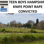 TEEN BOYS HAMPSHIRE KNIFE POINT RAPE CONVICTED