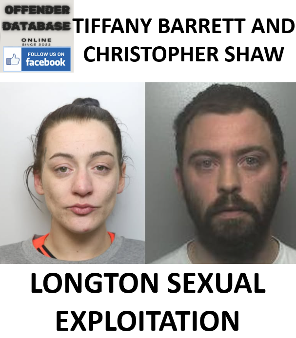 TIFFANY BARRETT AND CHRISTOPHER SHAW LONGTON SEXUAL EXPLOITATION