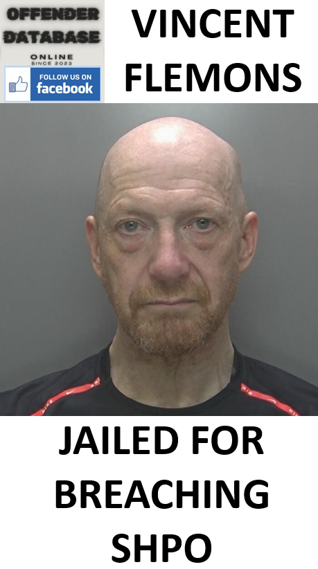 VINCENT FLEMONS JAILED FOR BREACHING SHPO VINCENT FLEMONS JAILED FOR BREACHING SHPO