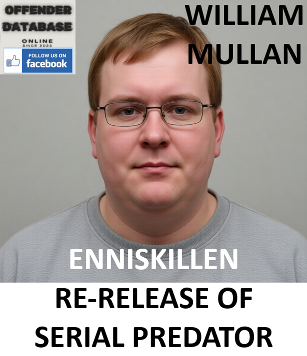 WILLIAM MULLAN ENNISKILLEN RE-RELEASE OF SERIAL PREDATOR