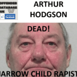 arthur hodgson jarrow child rapist cancer death