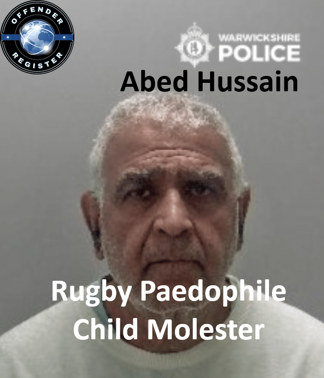 abed hussain rugby paedophile child molester