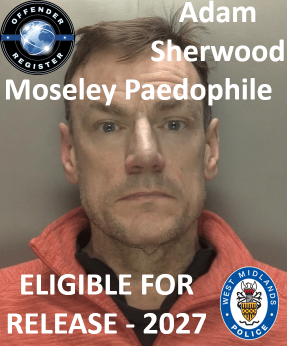adam sherwood moseley paedophile child molester