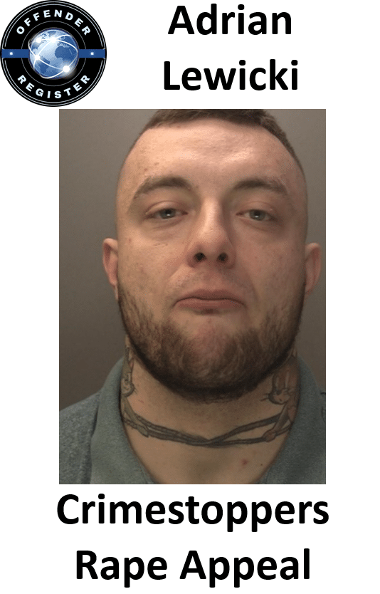 adrian lewicki crimestoppers rape appeal adrian lewicki crimestoppers rape appeal