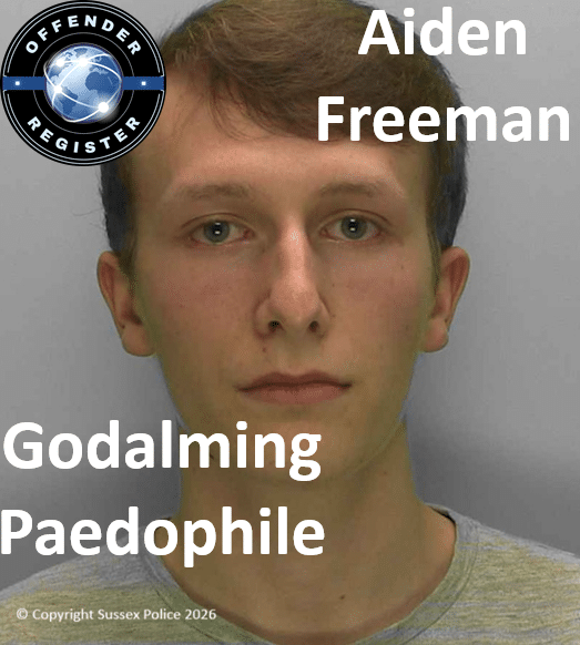 aiden freeman godalming paedophile child molester