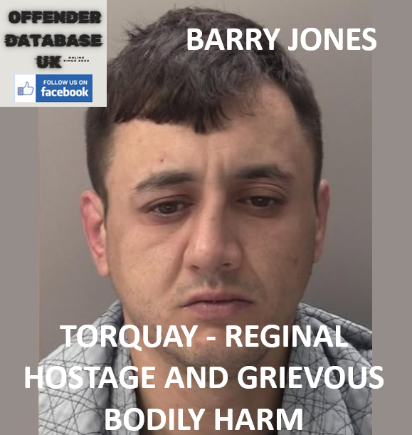 BARRY JONES - TORQUAY - REGINAL HOSTAGE AND GRIEVOUS BODILY HARM