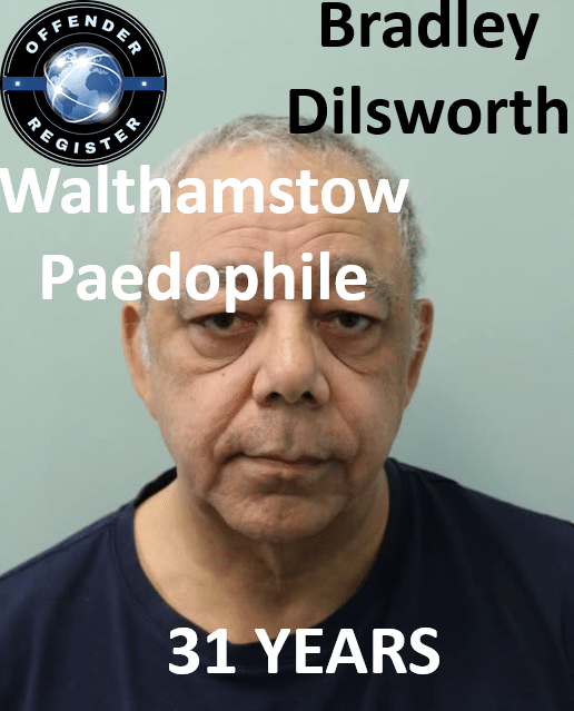 bradley dilsworth walthamstow paedophile child rapist