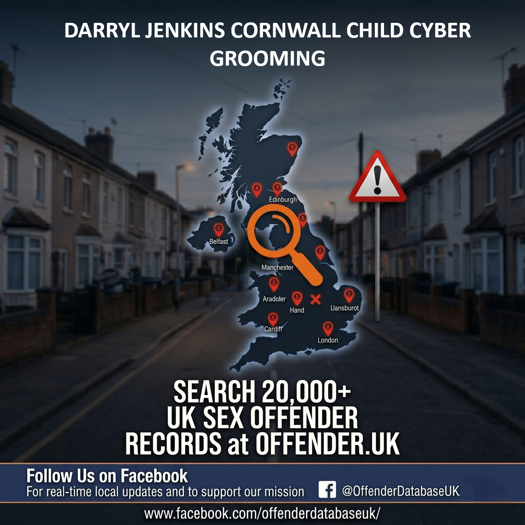 DARRYL JENKINS MEVAGISSEY CHILD CYBER GROOMING AND EXPLOITATION