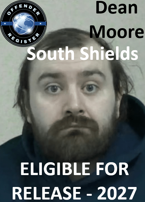 dean moore south shields paedophile sex offender