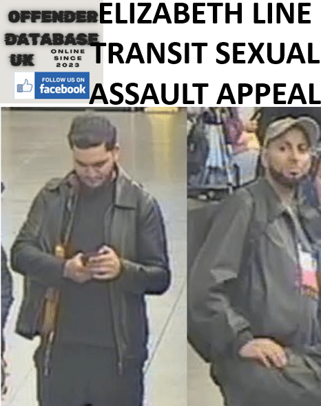 BRITISH TRANSPORT POLICE LAUNCH ELIZABETH LINE BUSKER MANHUNT APPEAL