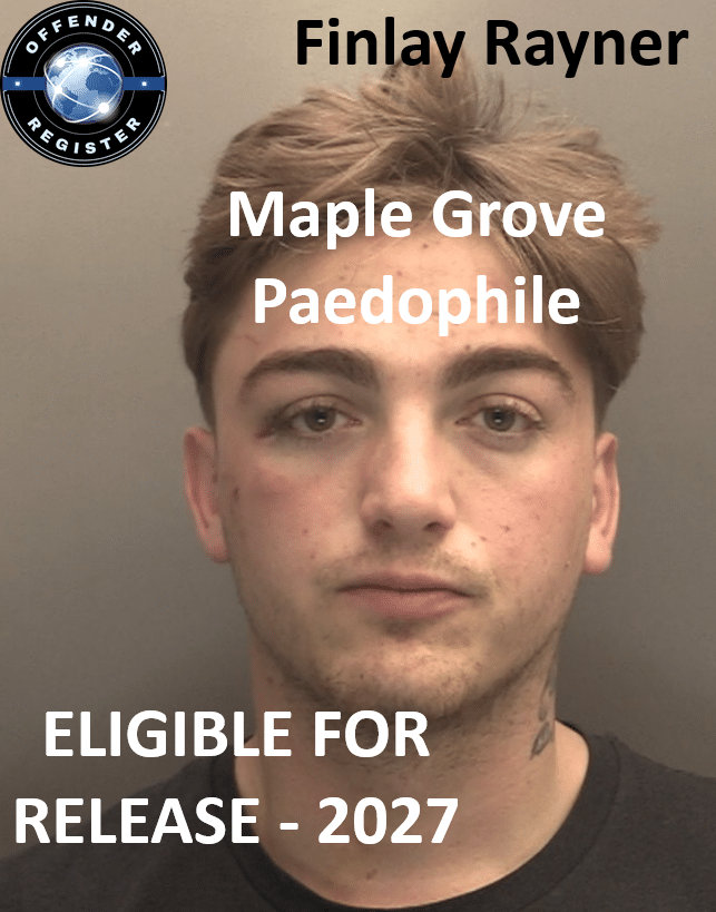finlay rayner maple grove paedophile child molester