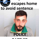 foreign national runs home to avoid sentence police baffled.