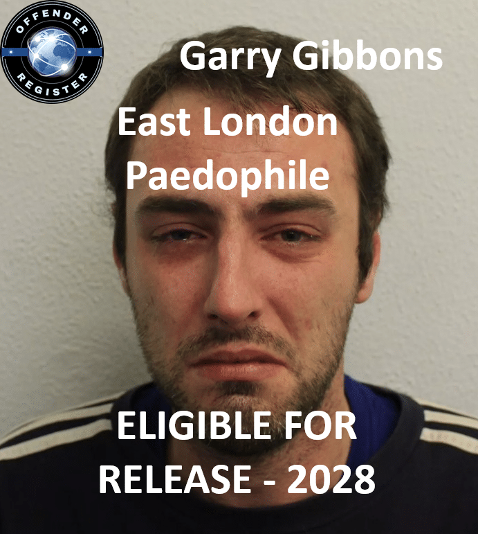 garry gibbons east london paedophile child molester