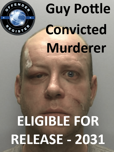 guy pottle convicted murderer and violent offender