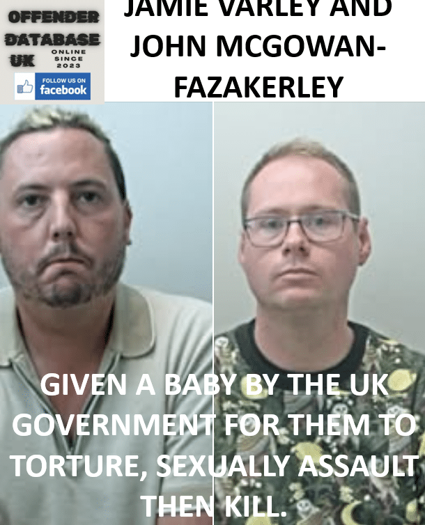 jamie varley and john mcgowan fazakerley lancashire baby torture jamie varley and john mcgowan fazakerley lancashire baby torture
