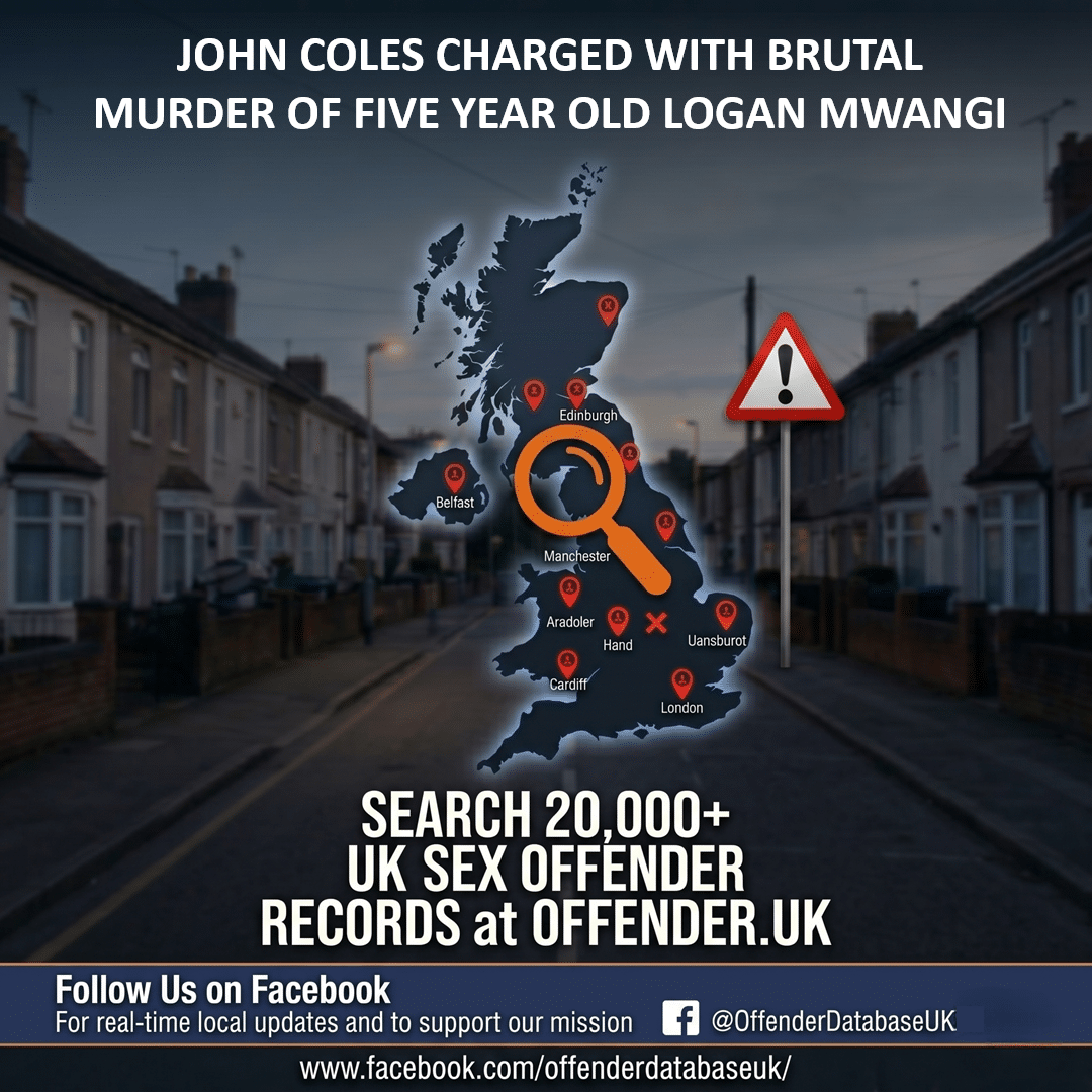 JOHN COLES CHARGED WITH BRUTAL MURDER OF FIVE YEAR OLD LOGAN MWANGI JOHN COLES CHARGED WITH BRUTAL MURDER OF FIVE YEAR OLD LOGAN MWANGI