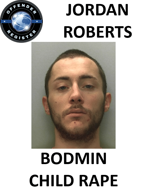 jordan roberts bodmin child rape conviction