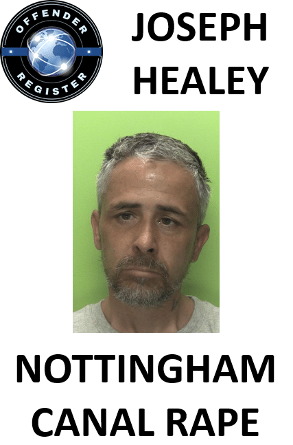 joseph healey nottingham canal side rape joseph healey nottingham canal side rape