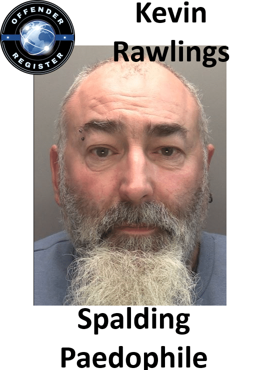 kevin rawlings spalding paedophile sex offender