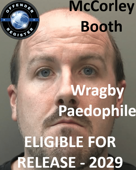 mccorley booth wragby paedophile sex offender
