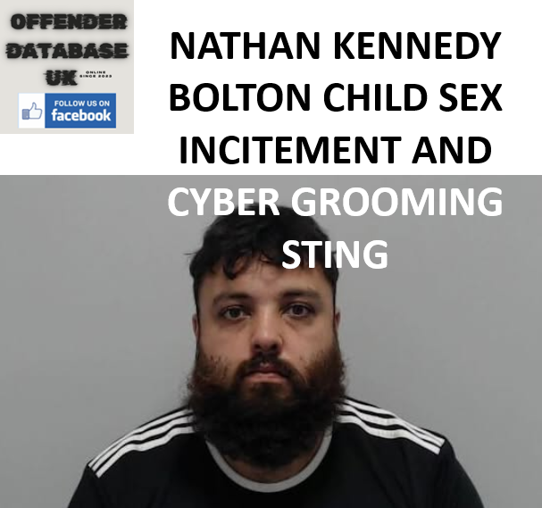NATHAN KENNEDY – BOLTON – CHILD SEX INCITEMENT AND CYBER GROOMING STING NATHAN KENNEDY – BOLTON – CHILD SEX INCITEMENT AND CYBER GROOMING STING