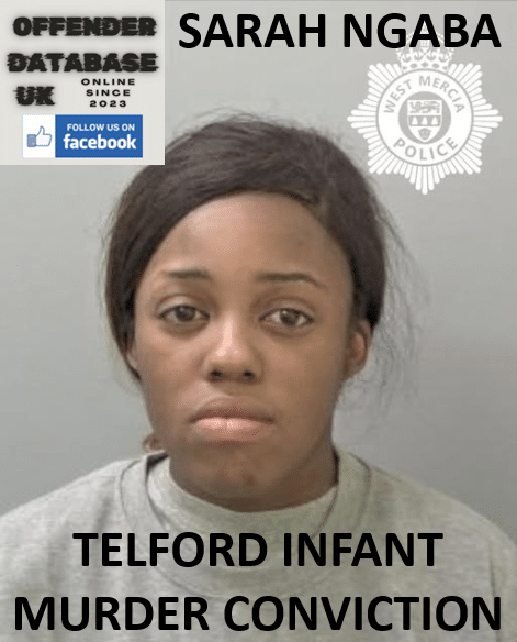 SARAH NGABA TELFORD INFANT BLUNT FORCE IMPACT MURDER CONVICTION