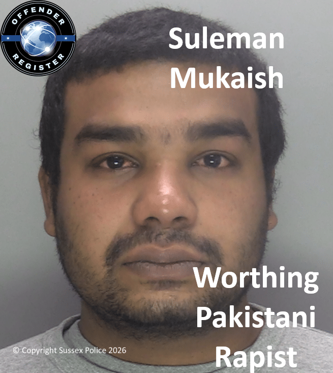 suleman mukaish worthing pakistani rapist