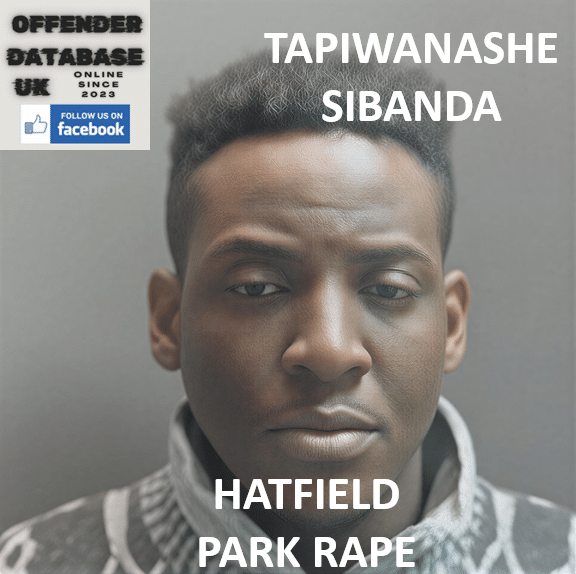 TAPIWANASHE SIBANDA HATFIELD PARK RAPE TAPIWANASHE SIBANDA JAILED FOR VIOLENT PARK AMBUSH AND RAPID APPREHENSION