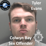 tyler evans colwyn bay sex offender