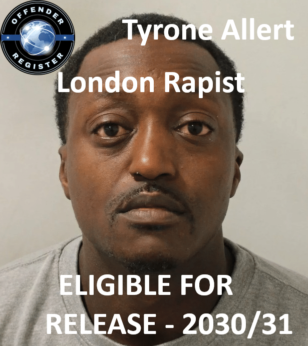 tyrone allert london rapist violent sex offender