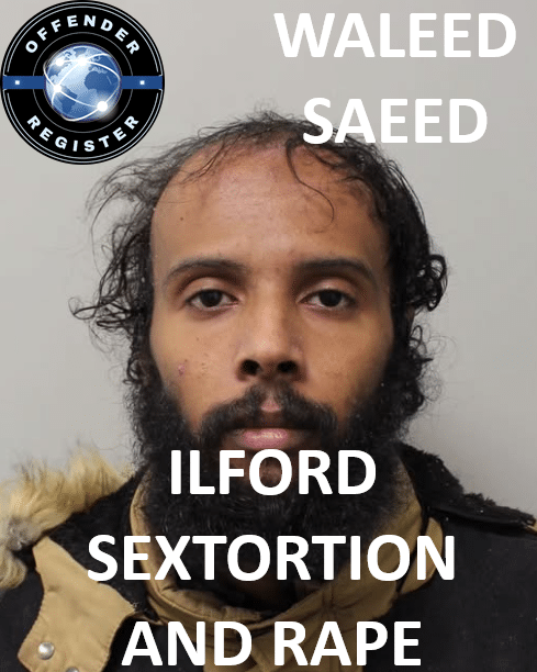 waleed saeed ilford sextortion and rape conviction waleed saeed ilford sextortion and rape conviction
