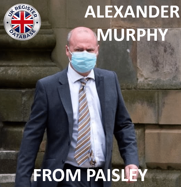 ALEXANDER MURPHY FROM PAISLEY CONVICTED AT HAMILTON SHERIFF COURT