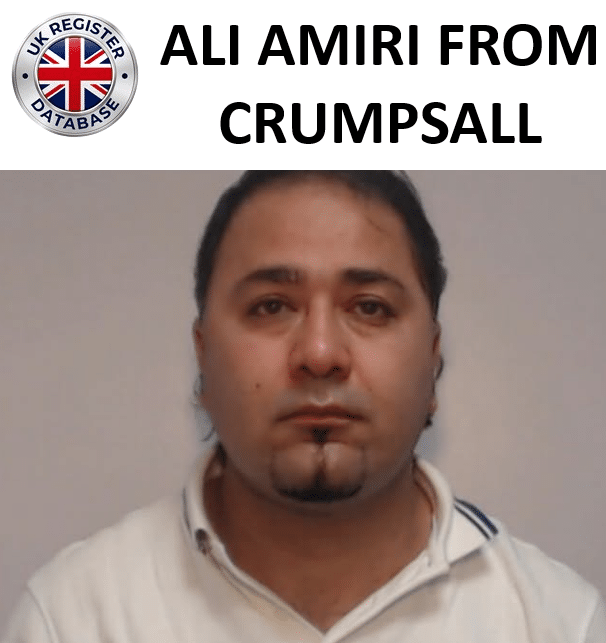ALI AMIRI FROM CRUMPSALL SENTENCED AT MINSHULL STREET CROWN COURT