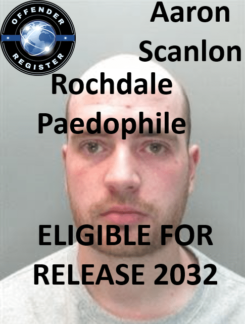 aaron scanlon rochdale paedophile child sex offender