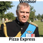 andrew mountbatten windsor pizza express family dinner