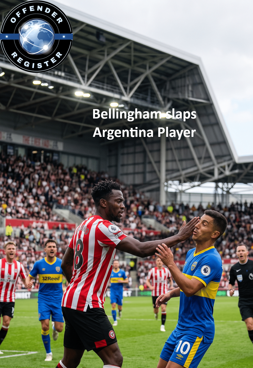 bellingham slaps argentina player bellingham slaps argentina player
