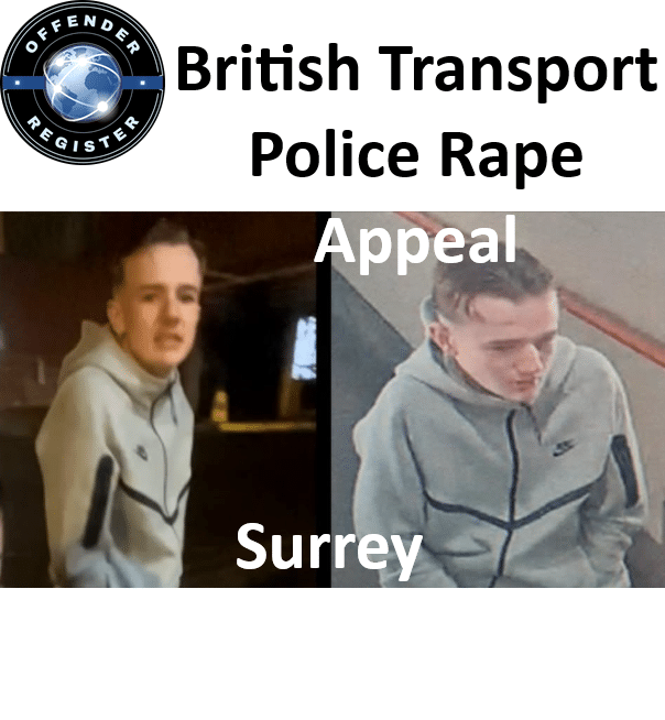 british transport police rape appeal surrey british transport police rape appeal surrey