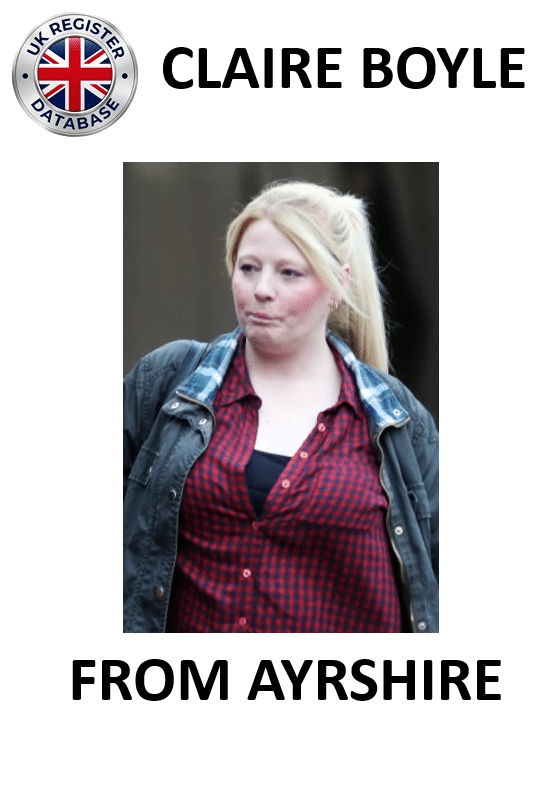 CLAIRE BOYLE FROM AYRSHIRE FACES COURT REVIEW OVER COMMUNITY SENTENCE